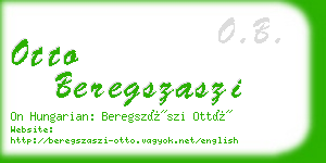 otto beregszaszi business card